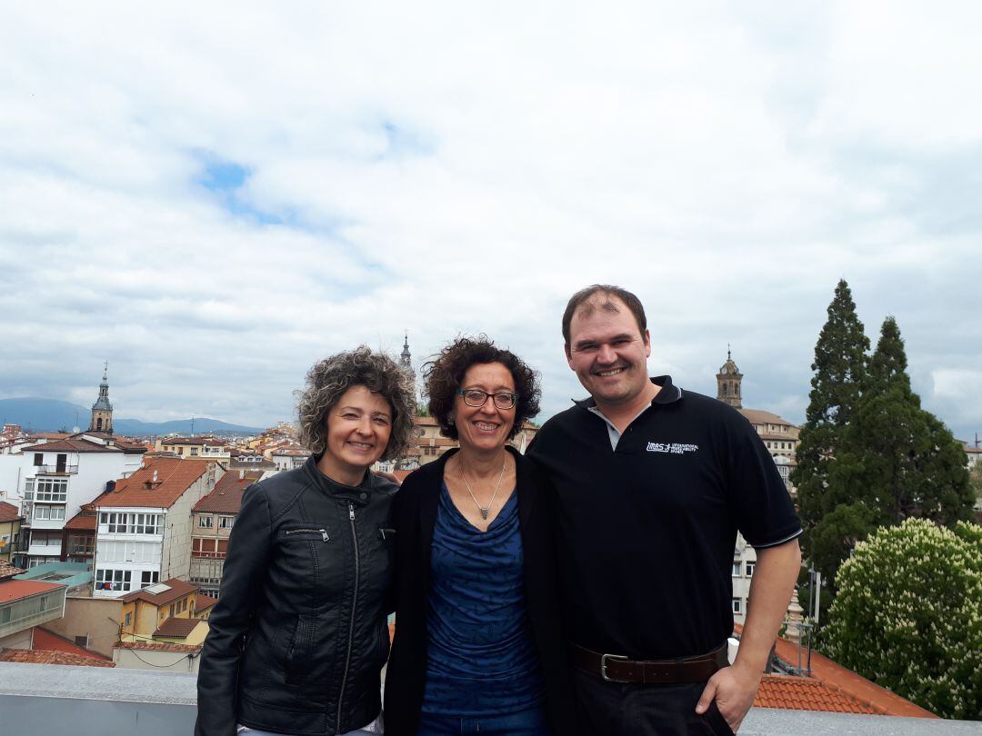 María Ortiz, Silvia Pardes y David Izquierdo