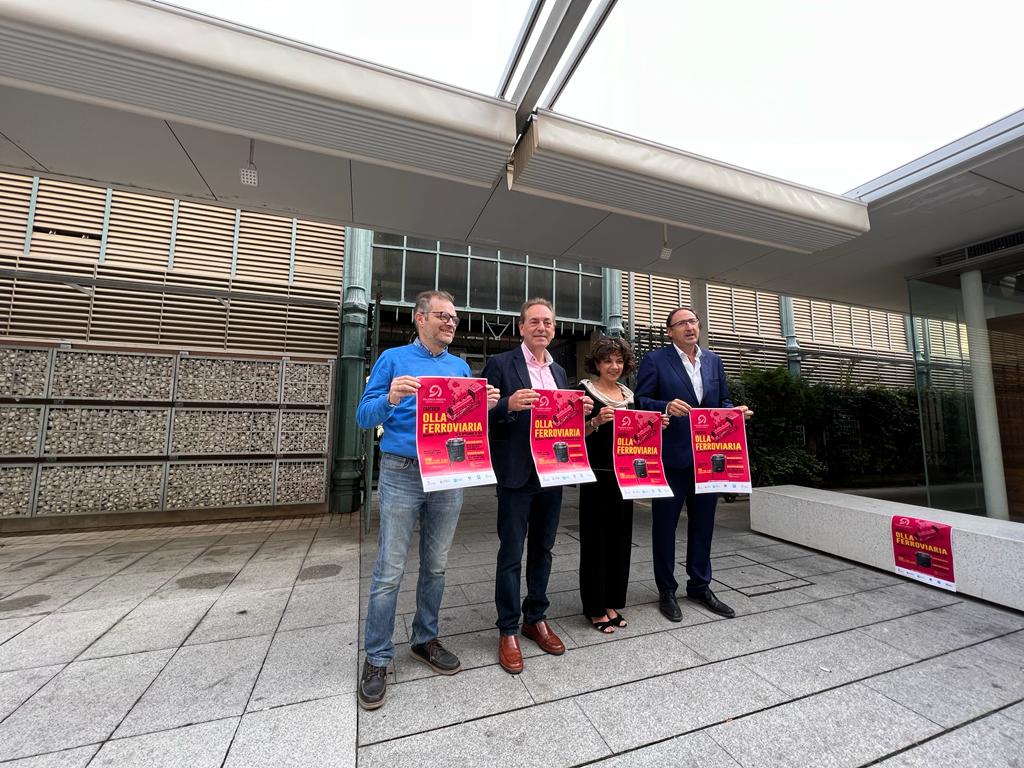 Presentación de una nueva edición la Olla Ferroviaria de Palencia que vuelve este sábado
