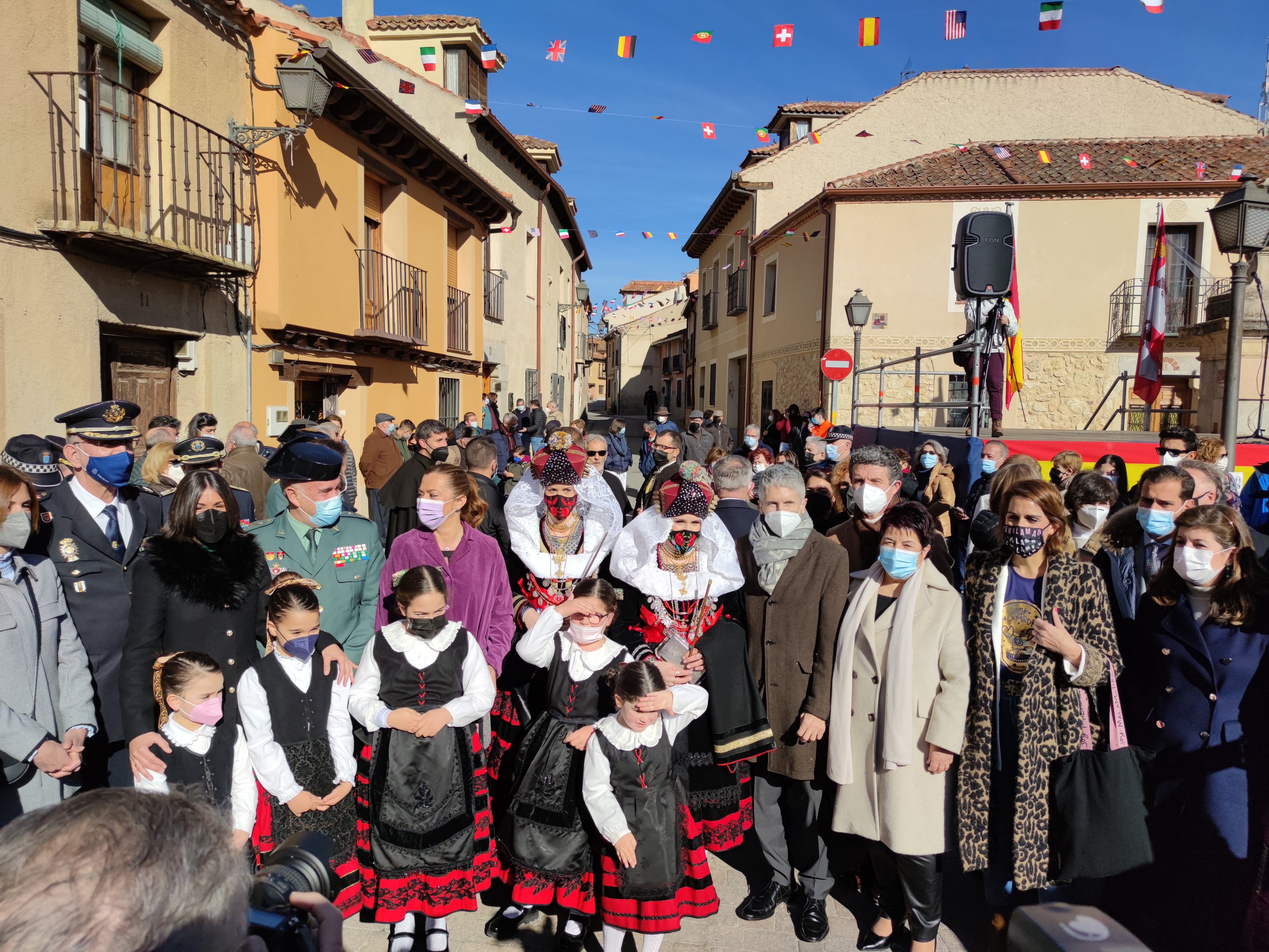 Festividad de Santa Águeda en Zamarramala con la presencia del ministro del Interior, Fernando Grande-Marlaska