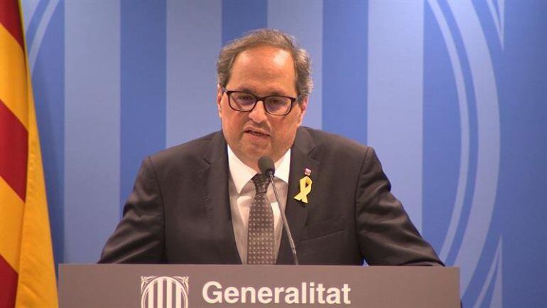El president de la Generalitat, Quim Torra