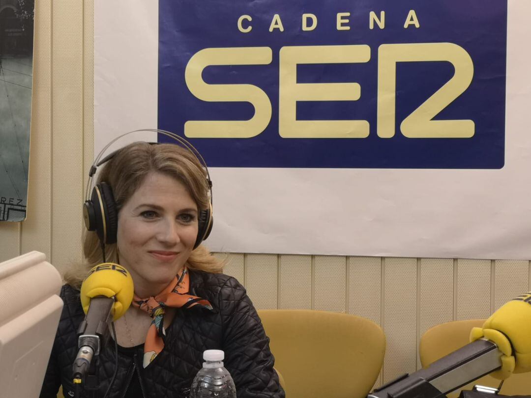 Ana Mestre, nueva delegada del gobierno andaluz en la provincia, este martes en los estudios de Radio Jerez
