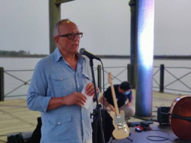 Miguel Doña, director de Radio Huelva. Concierto "Entre dos orillas" Colombinas 2020