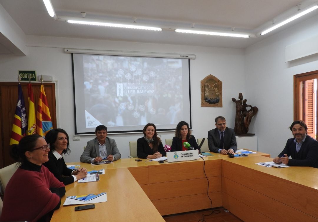 Imagen de la presentación de los presupuestos