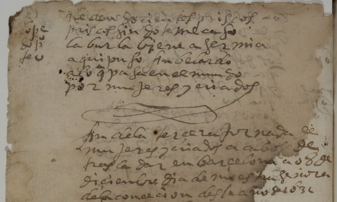 Copia manuscrita de una obra inédita del escritor Lope de Vega, &#039;Mujeres y criados&#039;, ha sido encontrada en la Biblioteca Nacional de España