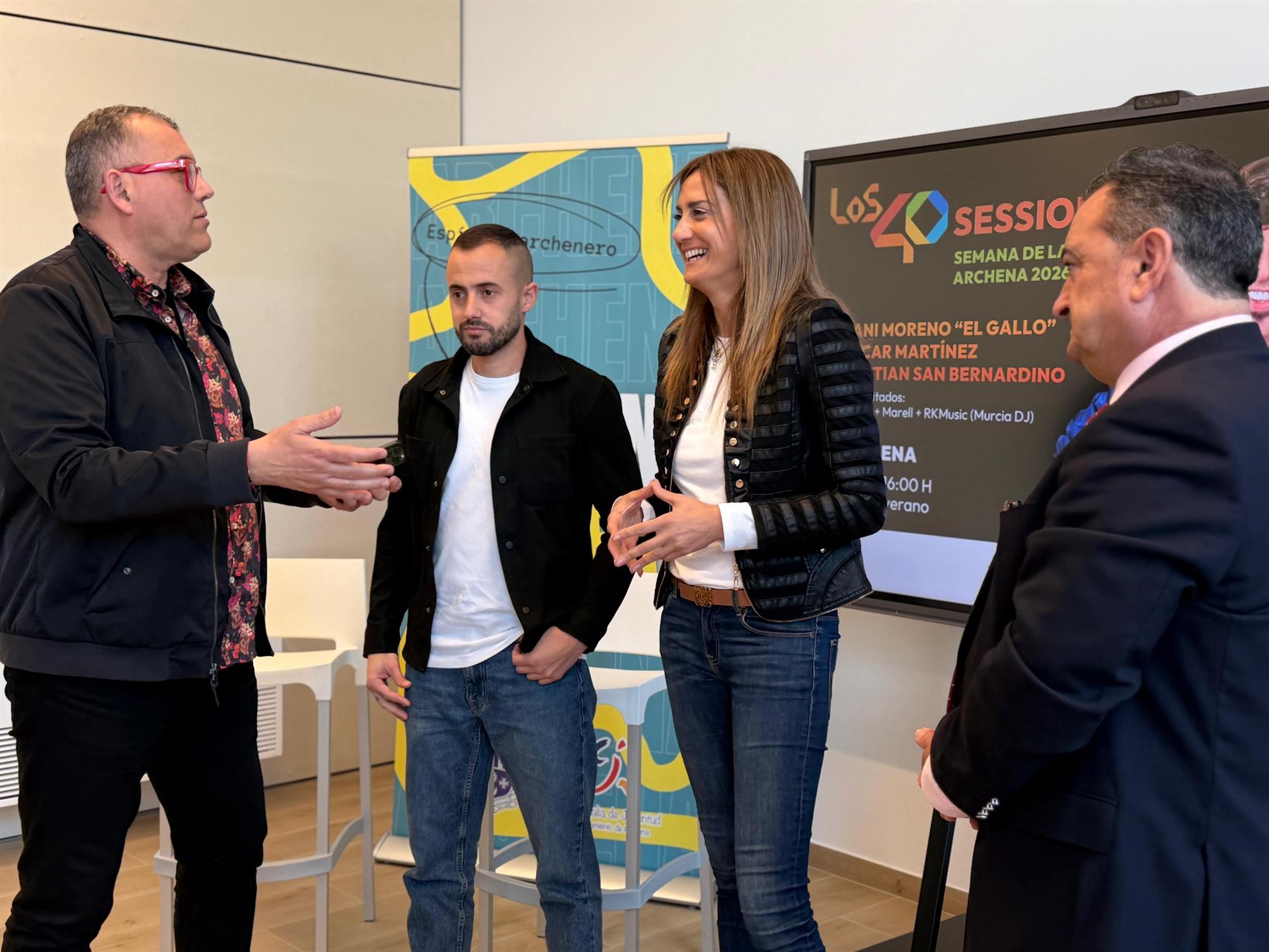 Presentación de Los 40 Sessions en la Semana de la Juventud de Archena