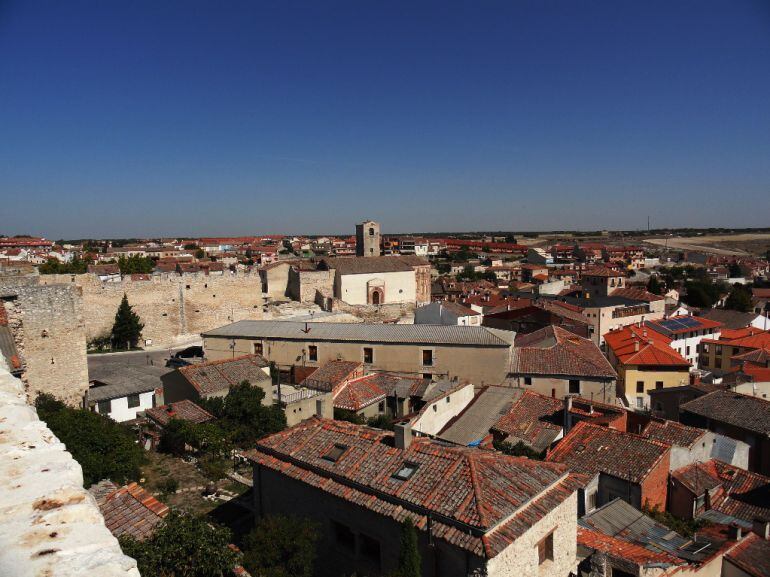 Paño de muralla que formaría parte de la II fase de rehabilitación de las Murallas de Cuéllar