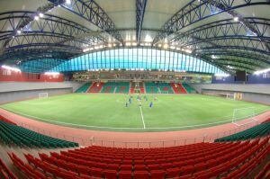 Imagen del estadio de fútbol cubierto de la academia