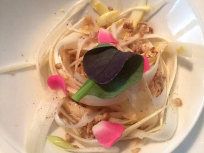 Ensalada de espárragos blancos (Marcano).