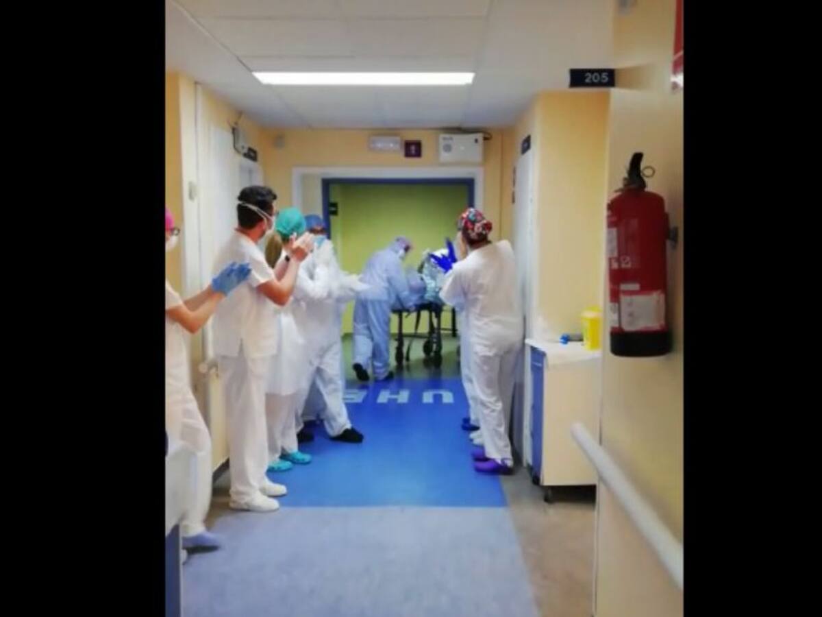 El momento más esperado en el Hospital de Valdepeñas