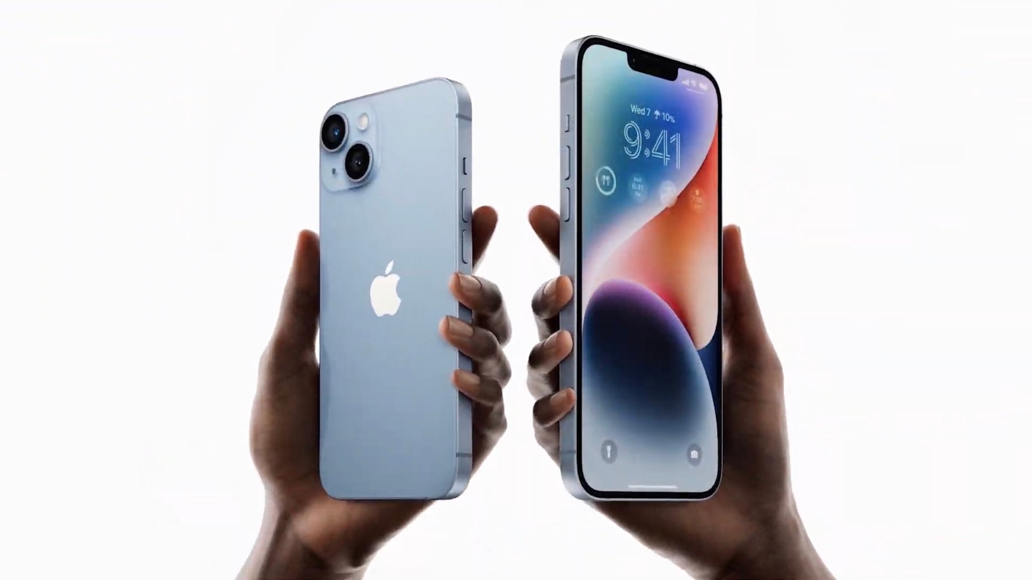 Así son el nuevo iPhone 14 y el iPhone 14 Plus.