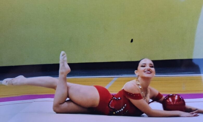 La gimnasta socuellamina Alicia Fernández Flores
