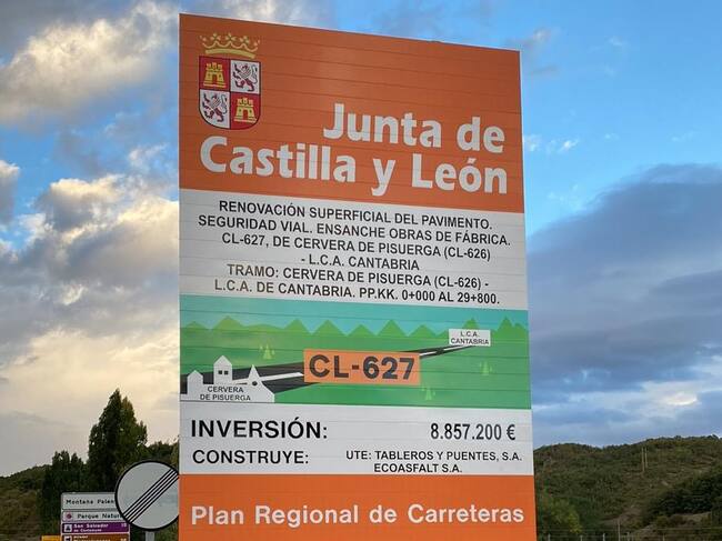 El PSOE denuncia el nuevo engaño de la Junta de Castilla y León con la carretera CL-627 de Cervera a Potes