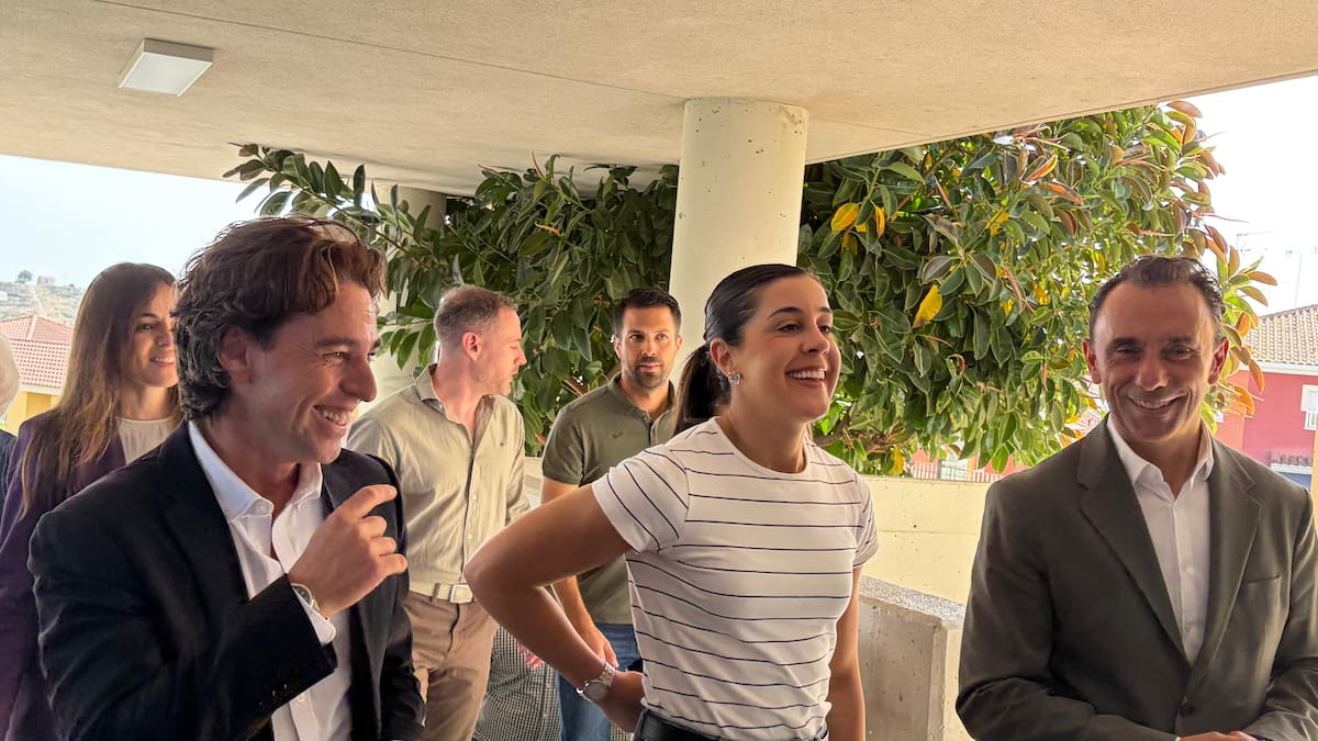 Carolina Marín visita el Colegio Montepinar de El Esparragal (Murcia)