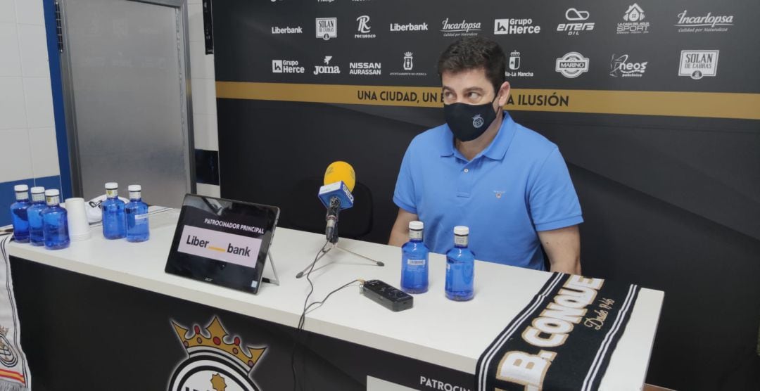 Manolo Martínez, en su primera rueda de prensa 