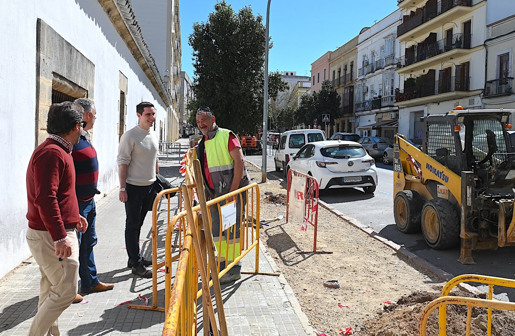 Las obras han comenzado en la calle Porvenir