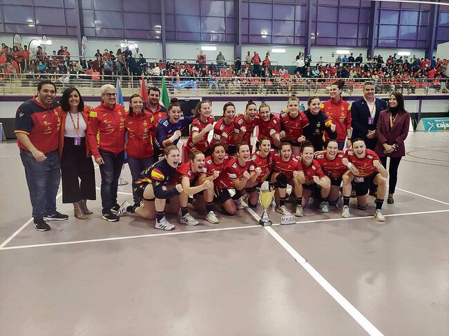 Las Guerreras junior de España.