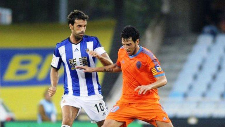 Parejo y Xavi Prieto