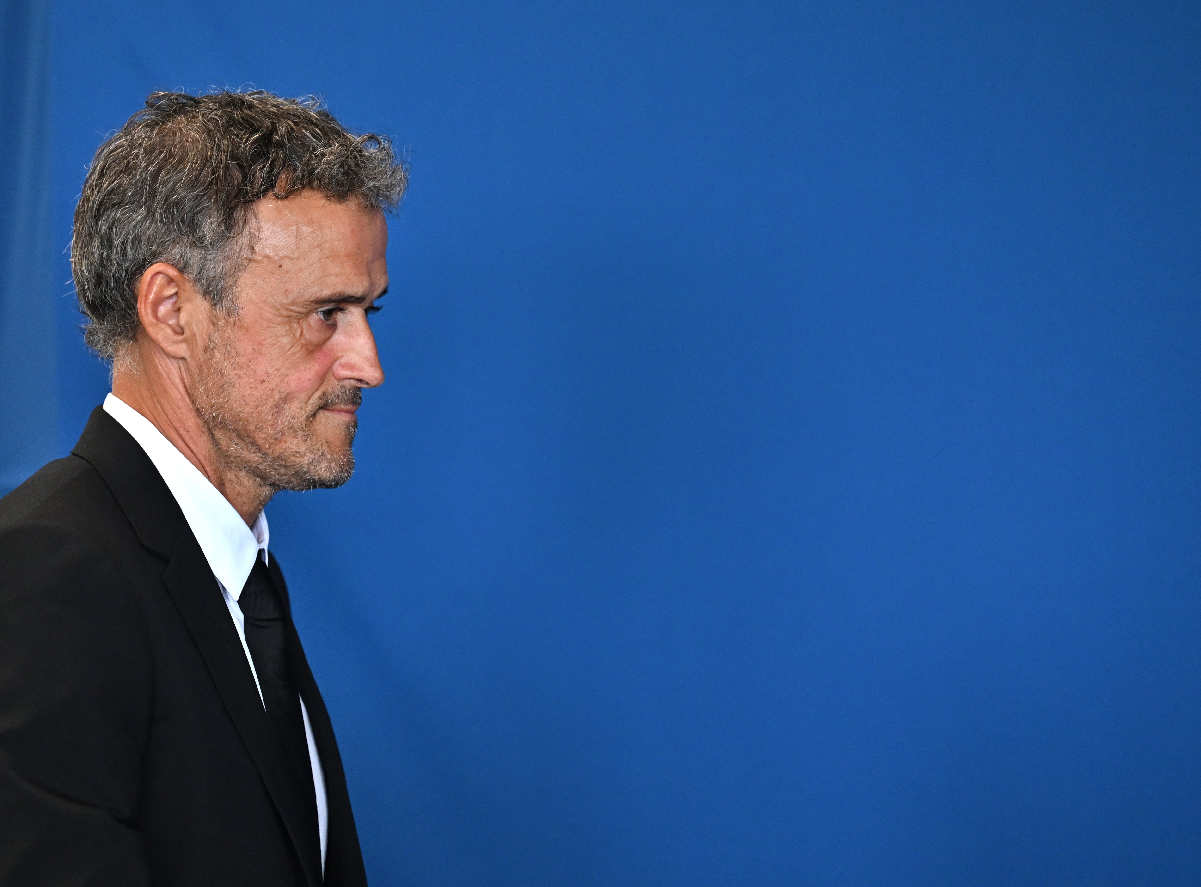 Luis Enrique Martínez, durante su presentación como nuevo entrenador del PSG. (Photo by Mustafa Yalcin/Anadolu Agency via Getty Images)