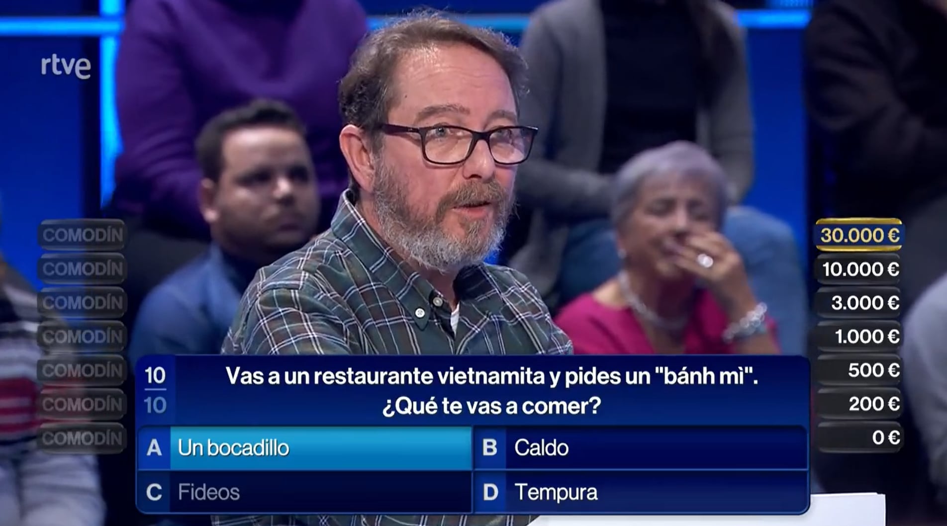 José durante el programa.