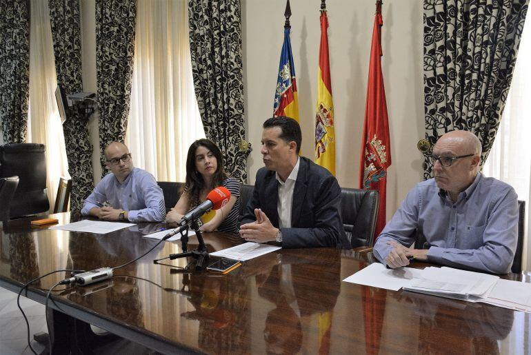 Presentación por el alcalde, Rubén Alfaro, del proyecto europeo ya concedido y que lidera Elda 