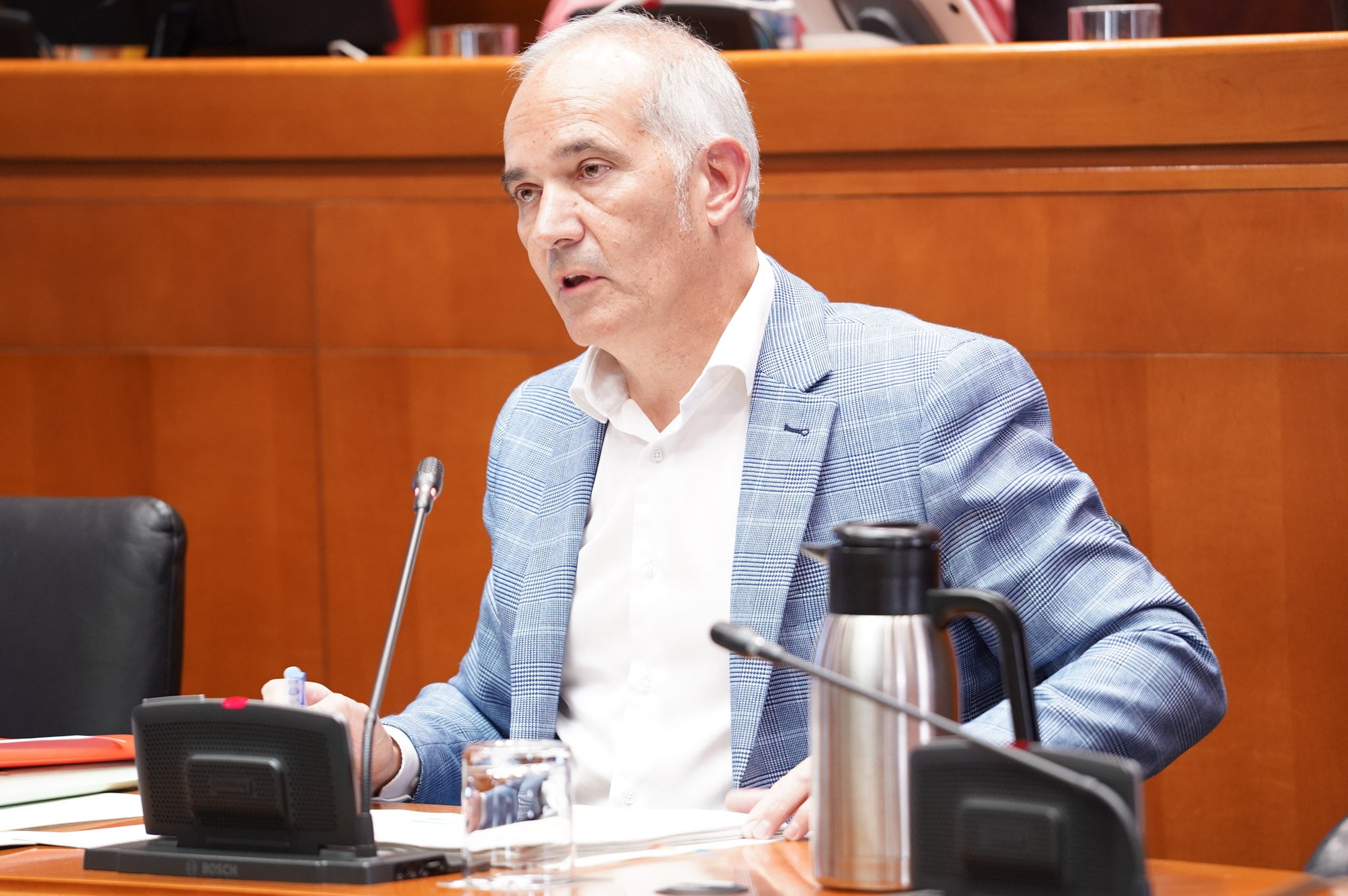 Manuel Magdaleno en su intervención en la comisión