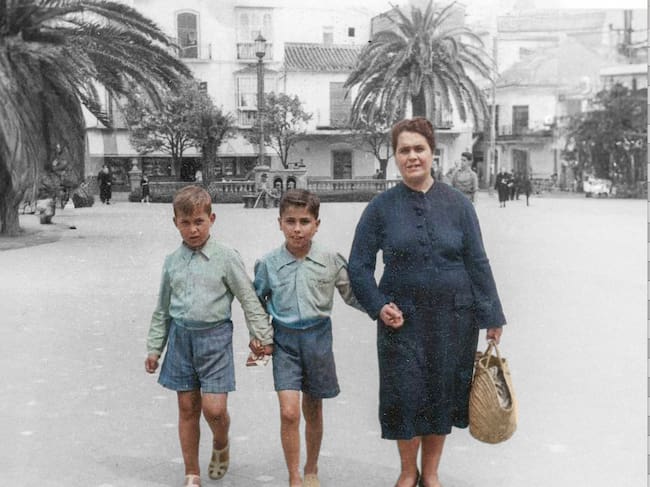 Pepito y Paquito. Fotografía del álbum familiar