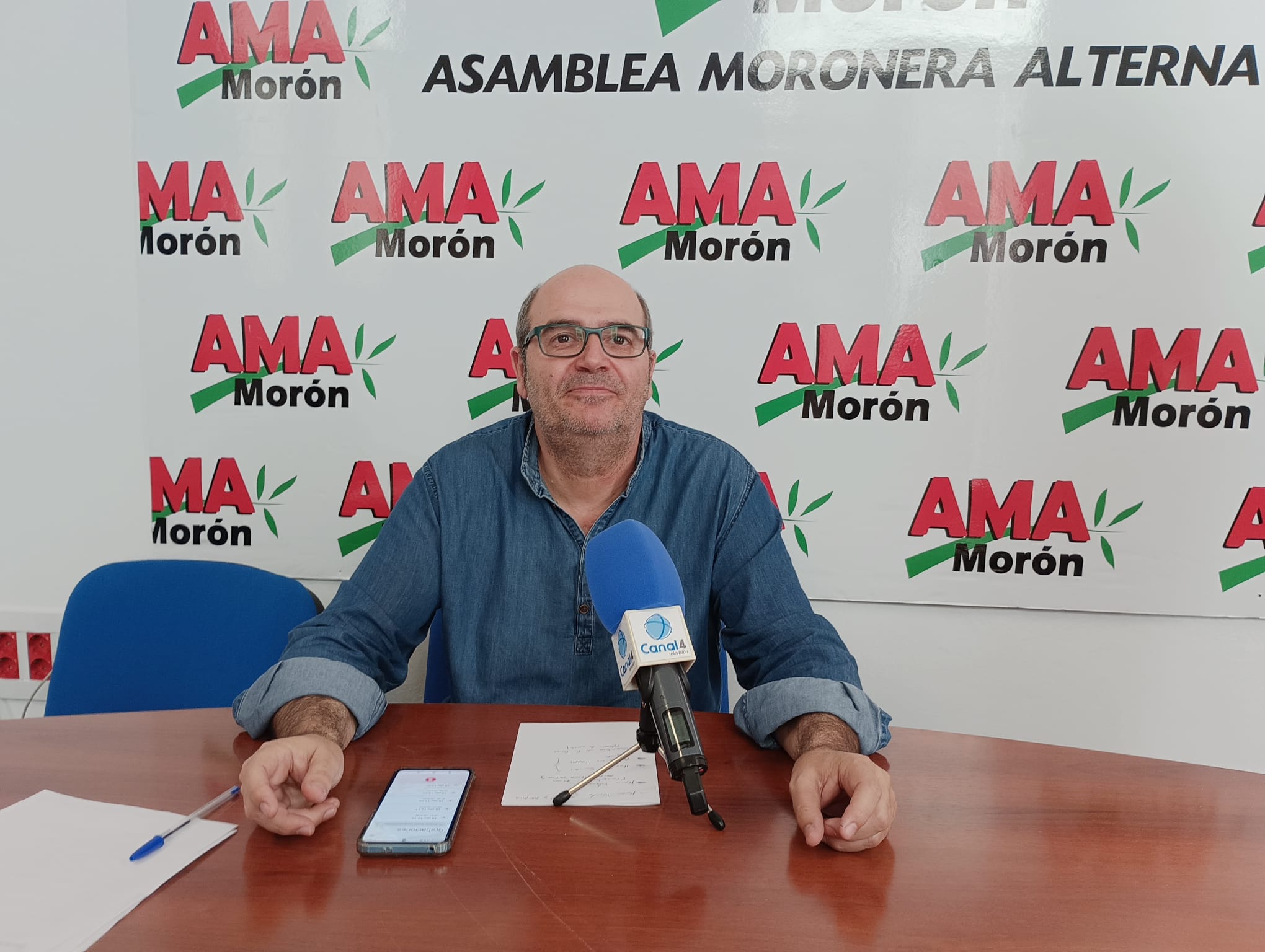 El portavoz de AMA Morón, Isidoro Ignacio Albarreal / Radio Morón