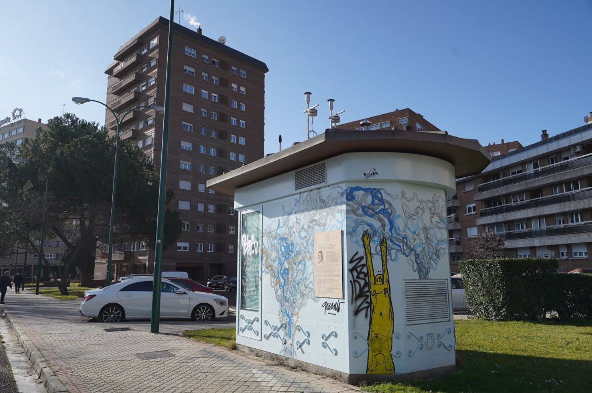 Imagen de archivo. Una de las estaciones de la Red de Control de la Contaminación Atmosférica de Valladolid (RCCAVA).