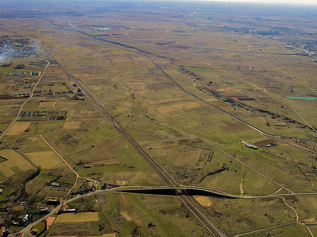 Terrenos donde se ubicará la futura plataforma logística intermodal de Torneros