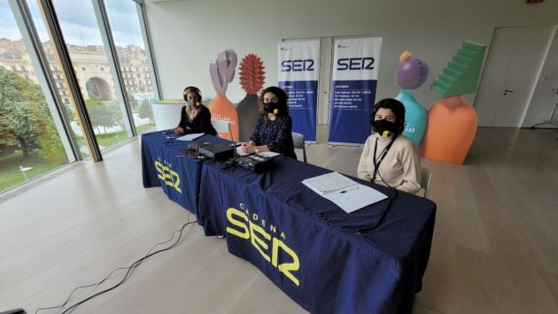 Marta Bustamante, María Gutiérrez y Fátima Sánchez.