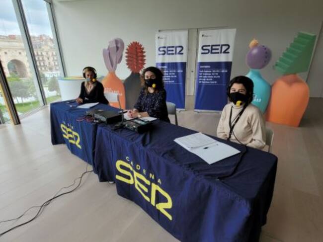 Marta Bustamante, María Gutiérrez y Fátima Sánchez.