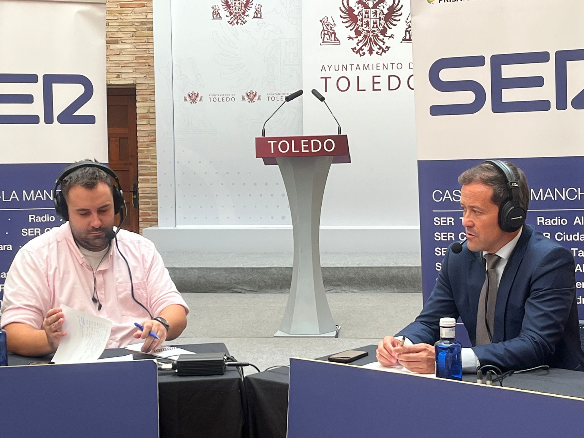 El alcalde de Toledo, Carlos Velázquez, en los micrófonos de &#039;Hoy por Hoy Toledo&#039;