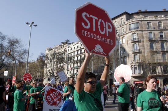 Membres de la Plataforma d&#039;Afectats per la Hipoteca