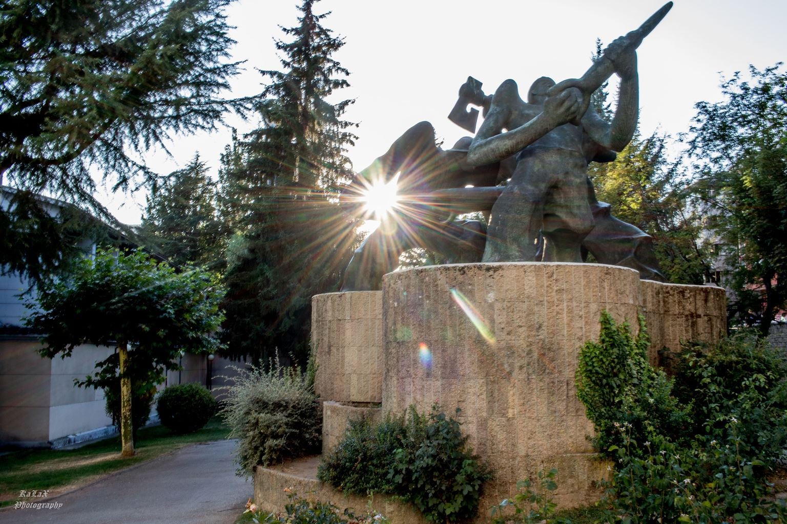 Monumento al minero en Villablino