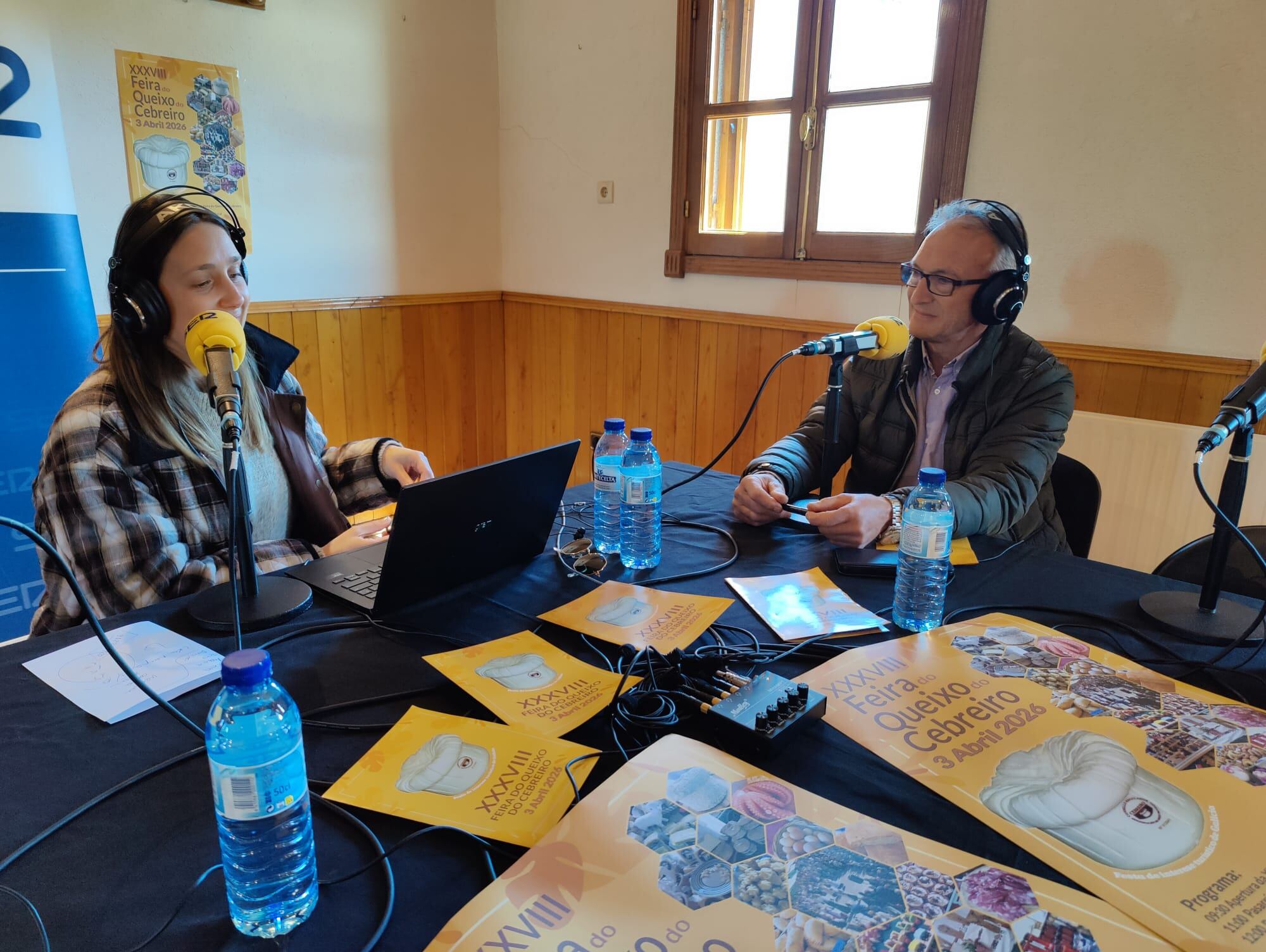 José Luis Raposo, alcalde de Pedrafita do Cebreiro, no programa especial de Hoy por hoy Lugo pola Feira do Queixo do Cebreiro.