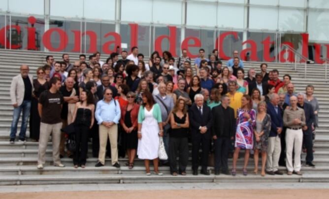 Foto de família de la temporada 2014-2015 del TNC