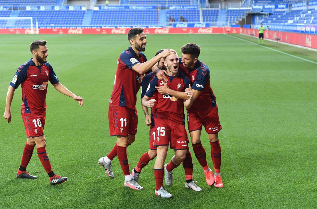 Toni Lato marca el gol que acerca a Osasuna a la permanencia