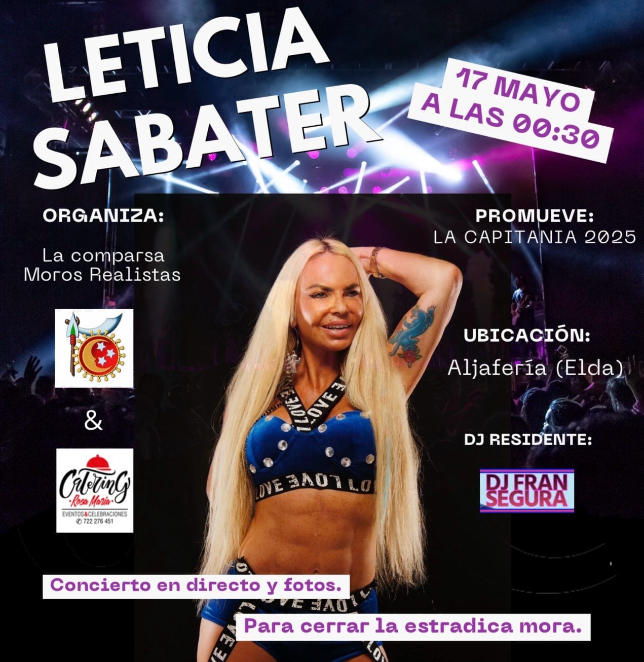 Una cita que ha sido posible gracias a la invitación de Alba Ed Dounia y Adrián, Abanderada y Capitán 2025 de la comparsa.