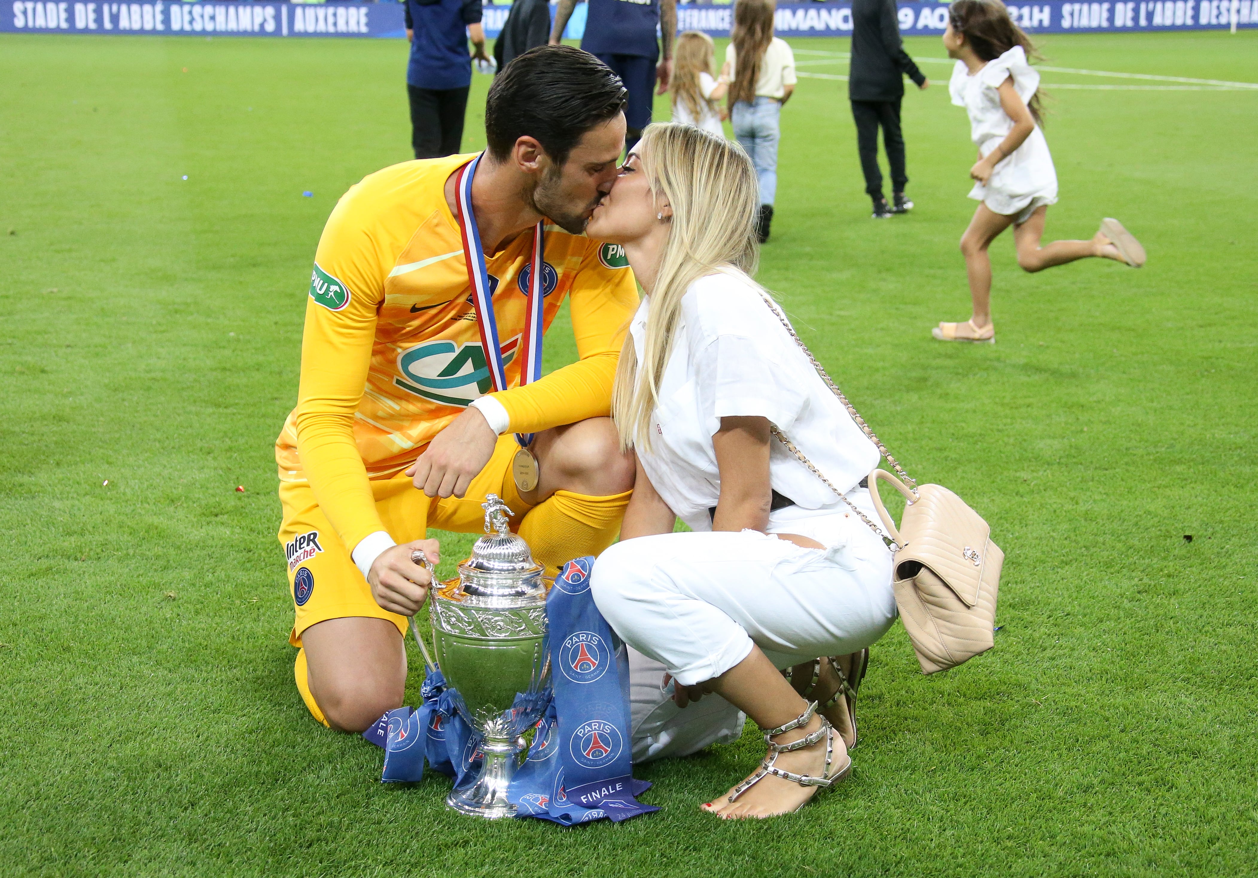 Sergio Rico y Alba Silva en una fotografía de archivo.