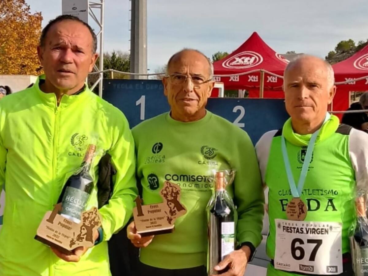 El Club Atletismo Elda sumó numerosos podios en el Cross Fiestas de la Virgen de Yecla