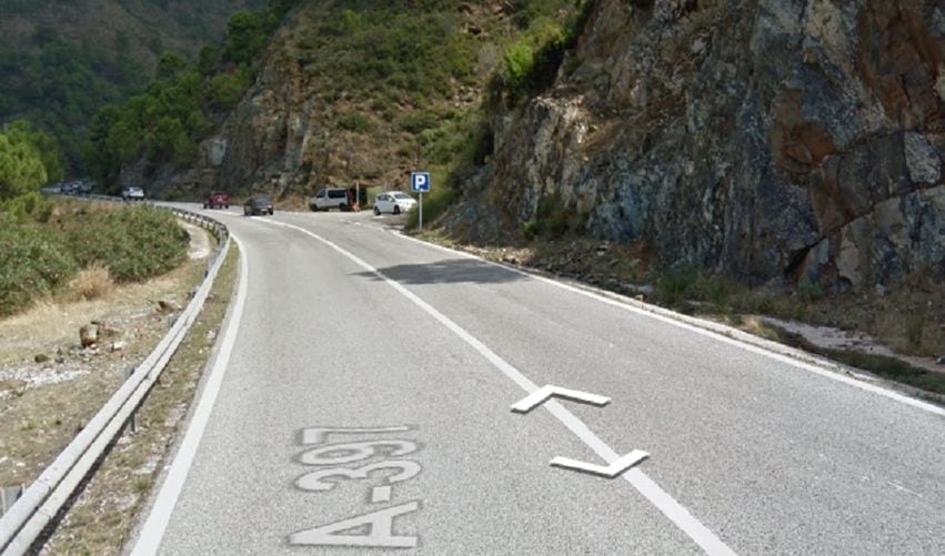 Punto donde se ha producido el accidente