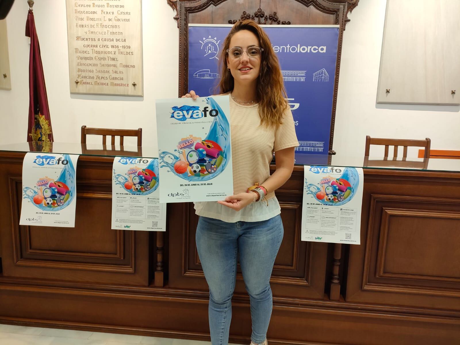 Irene Jódar, concejala de Deportes presenta la EVAFO