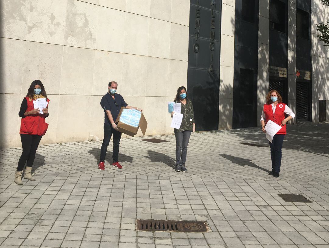 Cruz Roja ha recibido parte de las mascarillas para su distribución