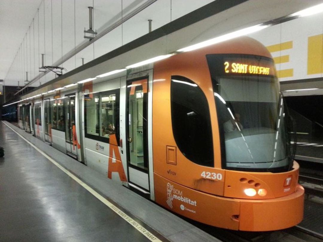 Tram de Alicante. Imagen de archivo