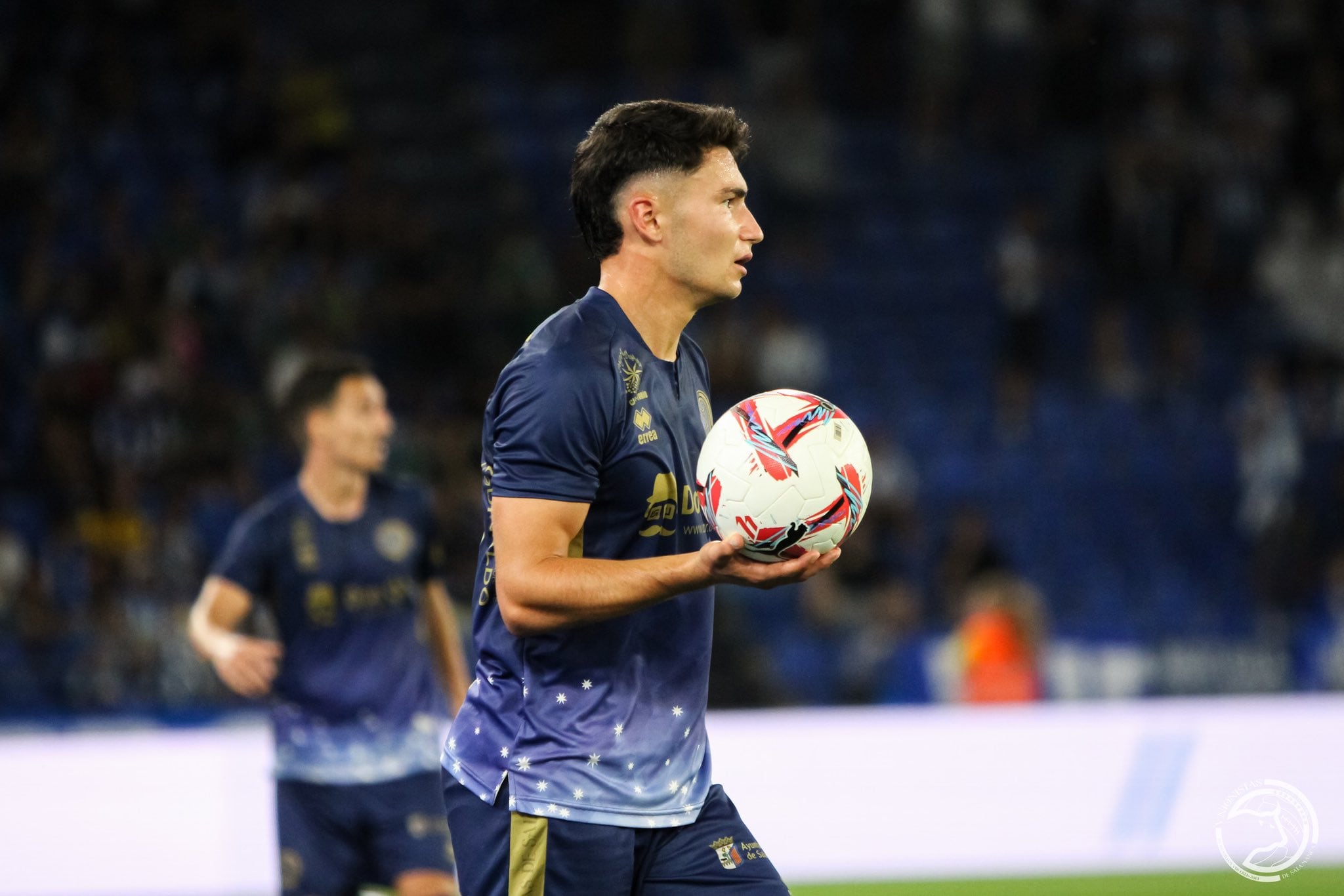 Aitor Pascual, durante un amistoso entre Deportivo de la Coruña y Unionistas de Salamanca / Unionistas de Salamanca CF