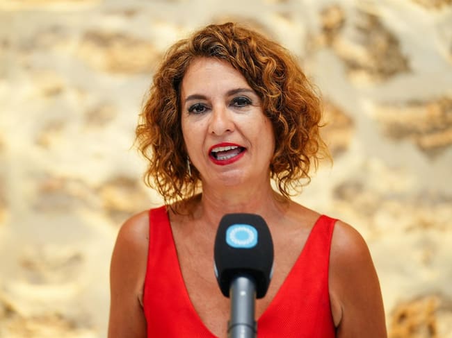 María Jesús Montero durante un acto en la provincia de Cádiz