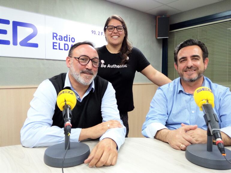Urbano, Lourdes y Chesco en Radio Elda