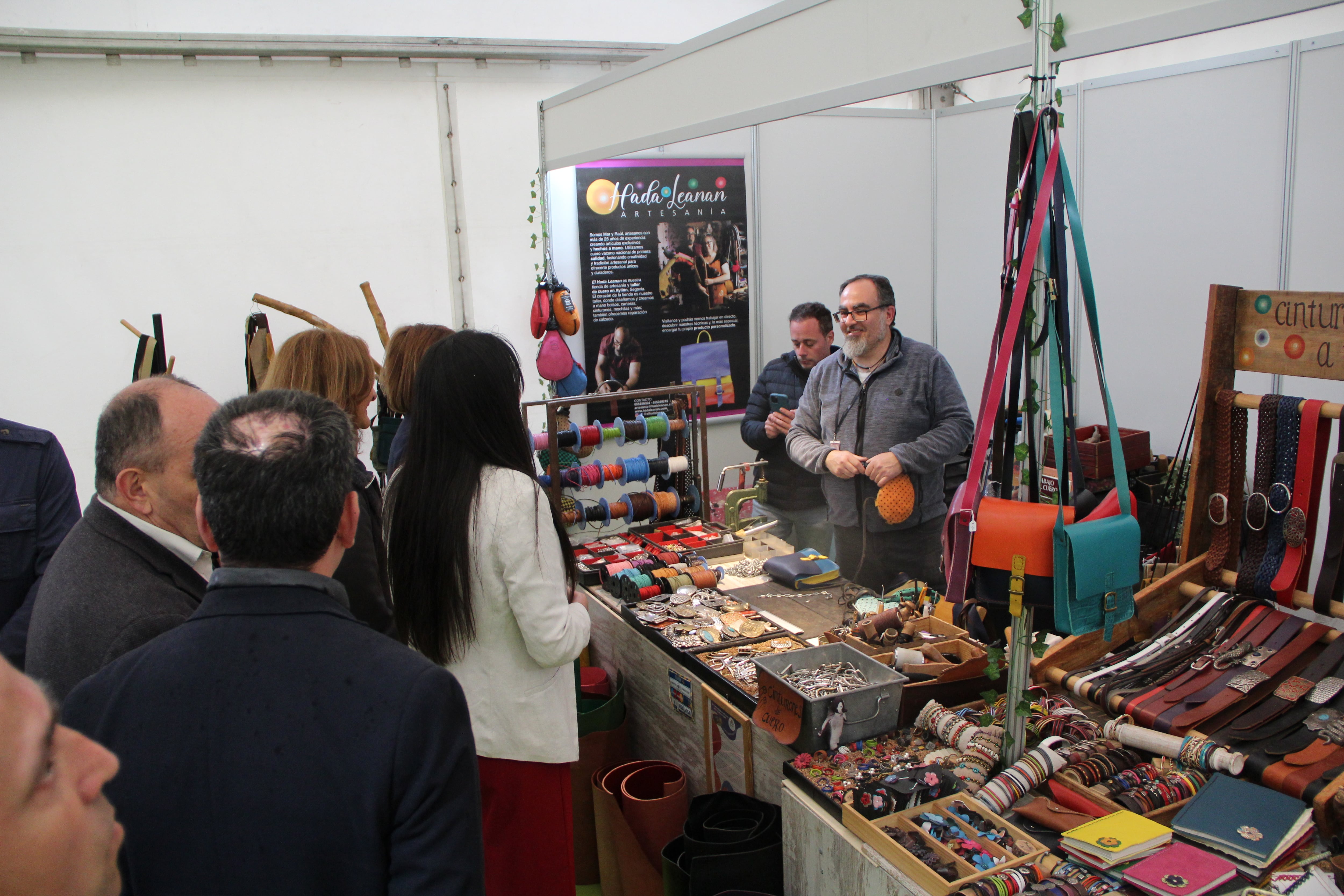 Expositores en la Feria de Cuéllar 2025