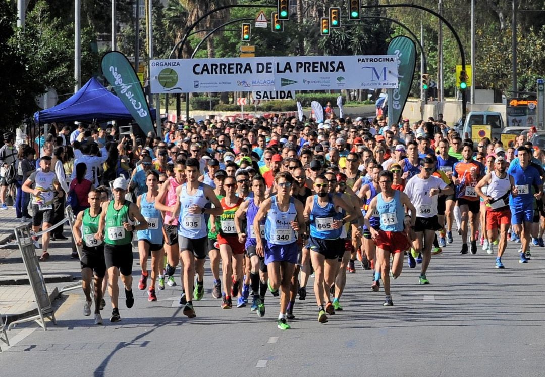 Carrera celebrada en Málaga. 