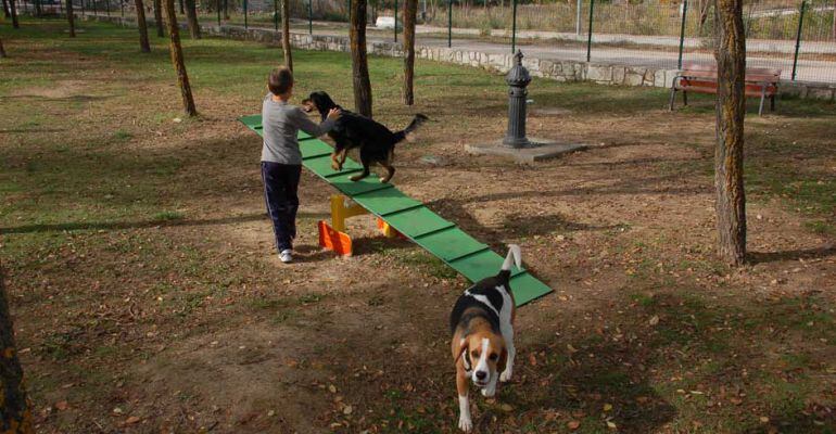 Parque canino en Colmenar Viejo